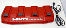 Hilti C4/36 MC4 Multi 4-Bay Charger   LED Charger Working Condition  picture
