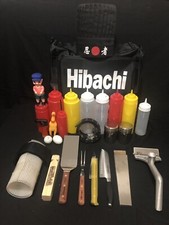 Whole Set Of Hibachi or Teppanyaki Chef Tool All In One picture