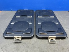 2 AESCULAP JP006 BLACK PRIMELINE LID FOR STERILE CONTAINER SYSTEM 22.5