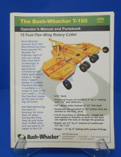 Bush Whacker T-180 Rotary Cutter 2006 Tractor Owner Parts Shop Book Manual picture