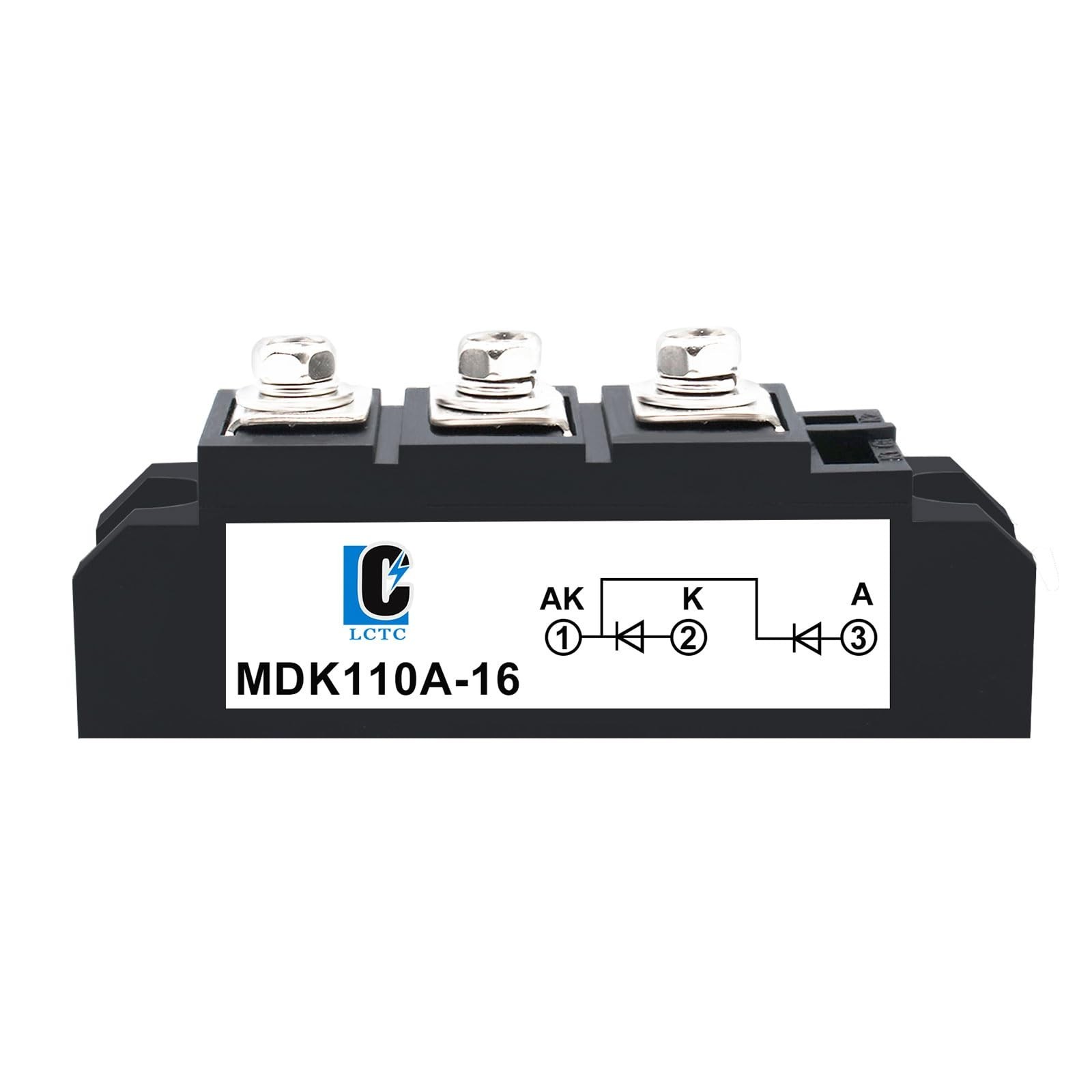 Solar Diodes blocking Diode MDK 110A (100A)-16 for DC;One Way Inline;Commonly... Solar Diodes blocking Diode MDK 110A (100A)-16 for DC;One Way Inline;Commonly...