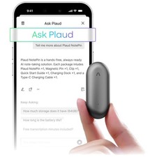 Intelligent AI Voice Recorder - 112 Languages - Cosmic Gray picture