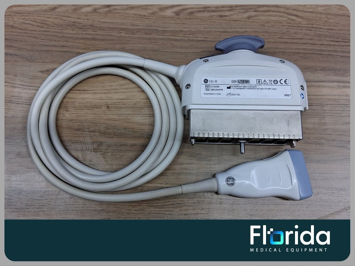 2017 GE 11L-D LINEAR ARRAY ULTRASOUND TRANSDUCER PROBE REF 5176269 TESTED** 2017 GE 11L-D LINEAR ARRAY ULTRASOUND TRANSDUCER PROBE REF 5176269 TESTED**