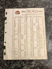 Vintage Atlas Press Company Tool And Accessories Price List Lathe Mill Drill... picture