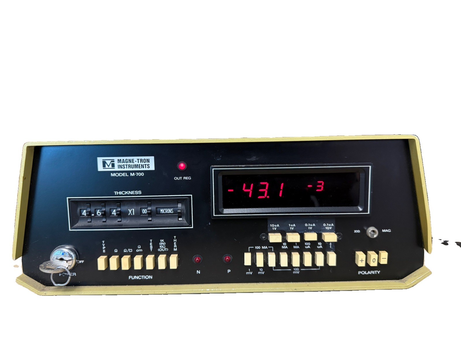 Magne-Tron Instruments 700 ER Wafer Resistivity / Conductivity Tester Probe Magne-Tron Instruments 700 ER Wafer Resistivity / Conductivity Tester Probe