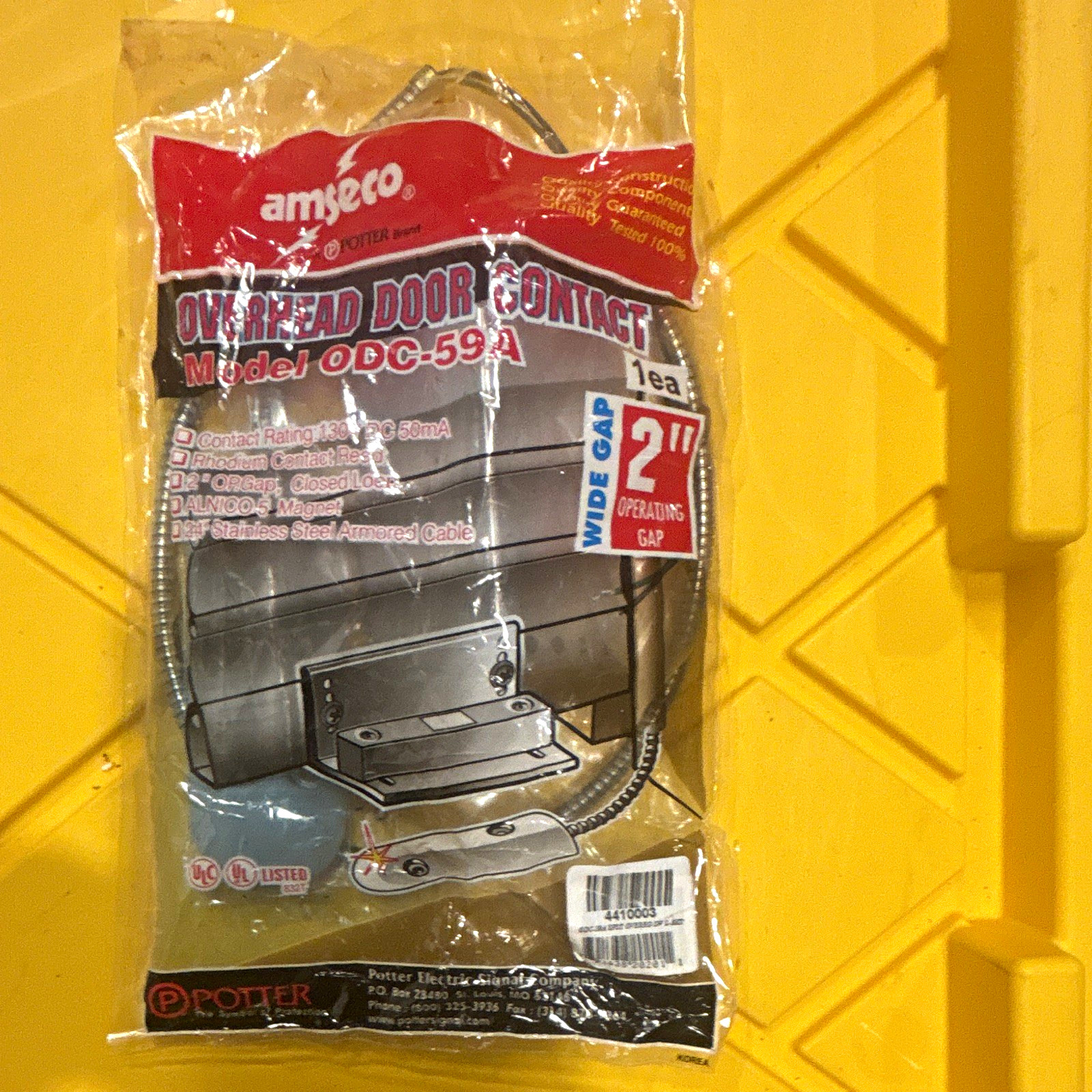 Amseco Overhead Door Contact Wide Gap 2\ Amseco Overhead Door Contact Wide Gap 2\