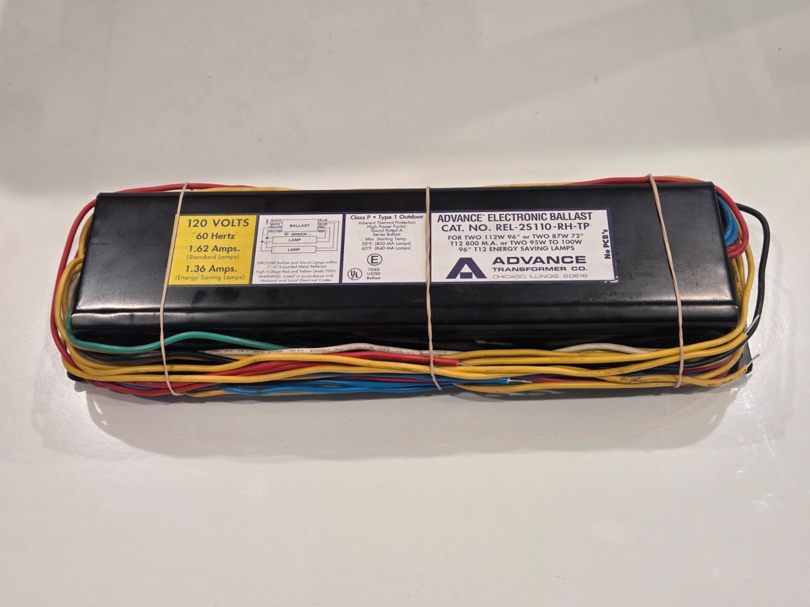 Advance REL-2S110-RH-TP Electronic Ballast 120V For 2 Lamp 96\