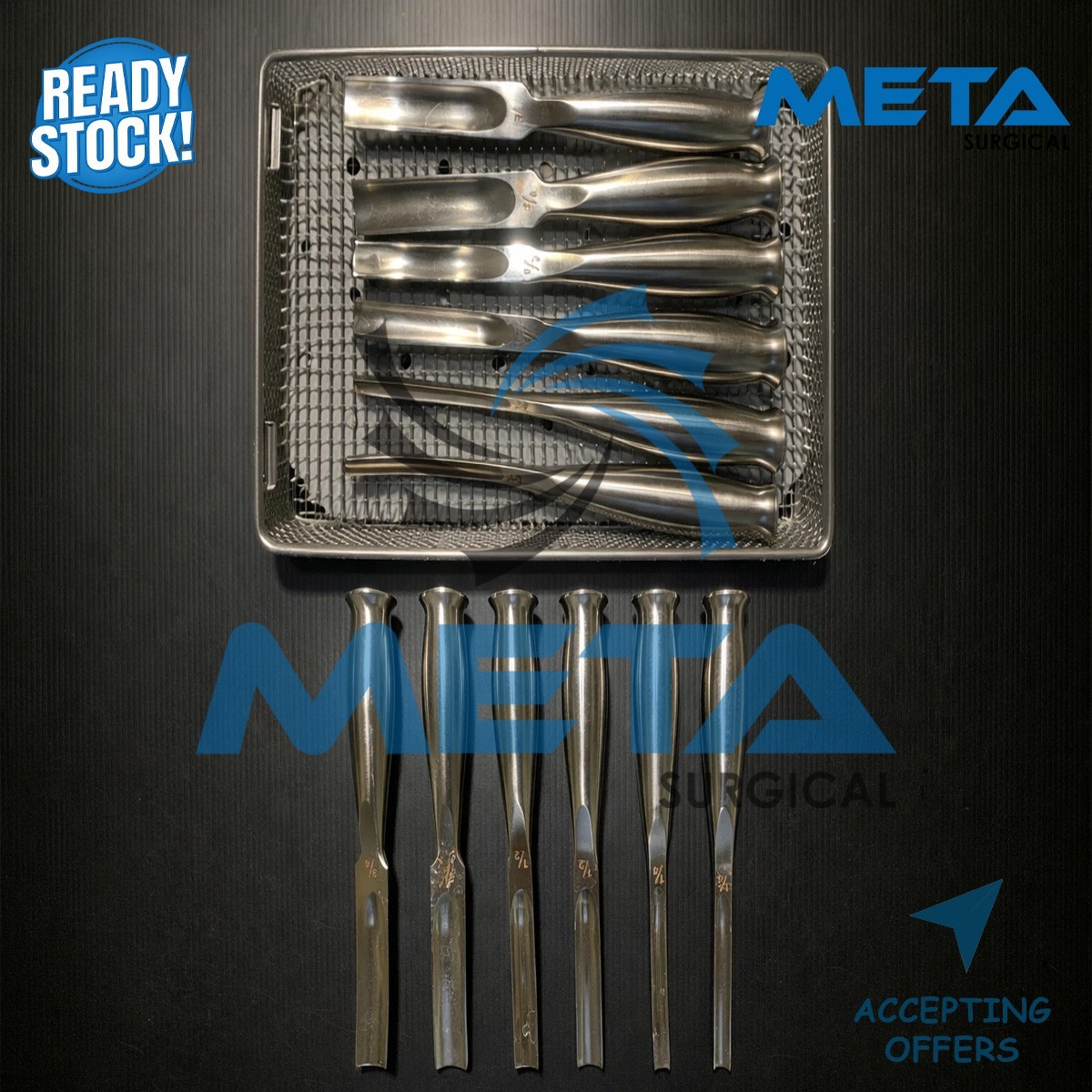 Jarit Smith-Petersen Gouge Set Orthopedic Instruments