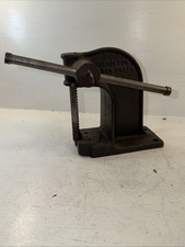Rare Vintage W.H. Nicholson No 1 Arbor Press  Cast Iron Benchtop Tool Great Cond picture