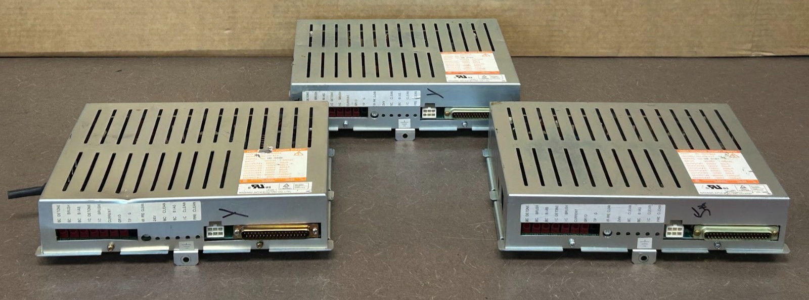 Lot of 3) Nagano Aichi HV-517 R560823 High Voltage Power Supply 24VDC #95 Lot of 3) Nagano Aichi HV-517 R560823 High Voltage Power Supply 24VDC #95