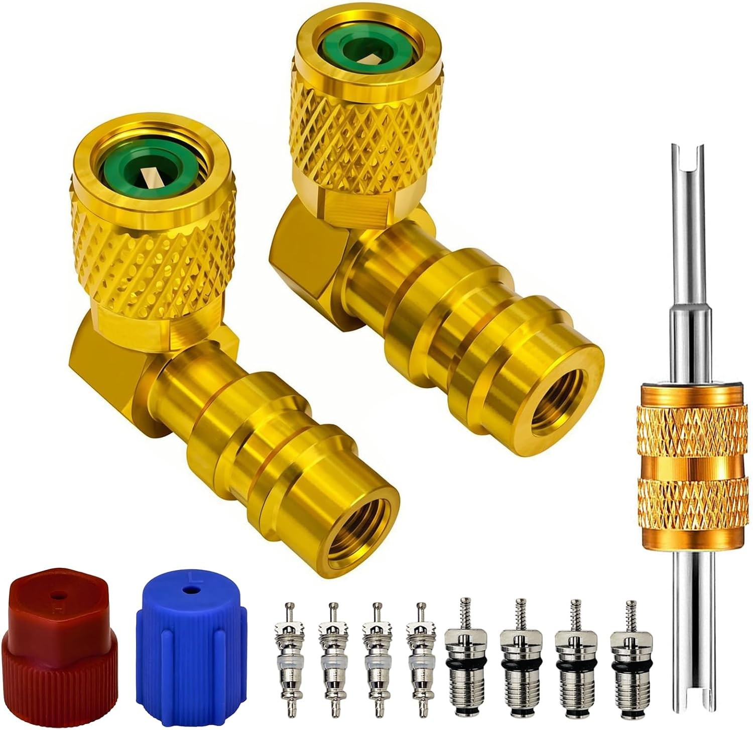 VOTNMIC R12 to R134A AC Retrofit Fitting Adapter Kit, Brass R12 R22 to R134A ... VOTNMIC R12 to R134A AC Retrofit Fitting Adapter Kit, Brass R12 R22 to R134A ...