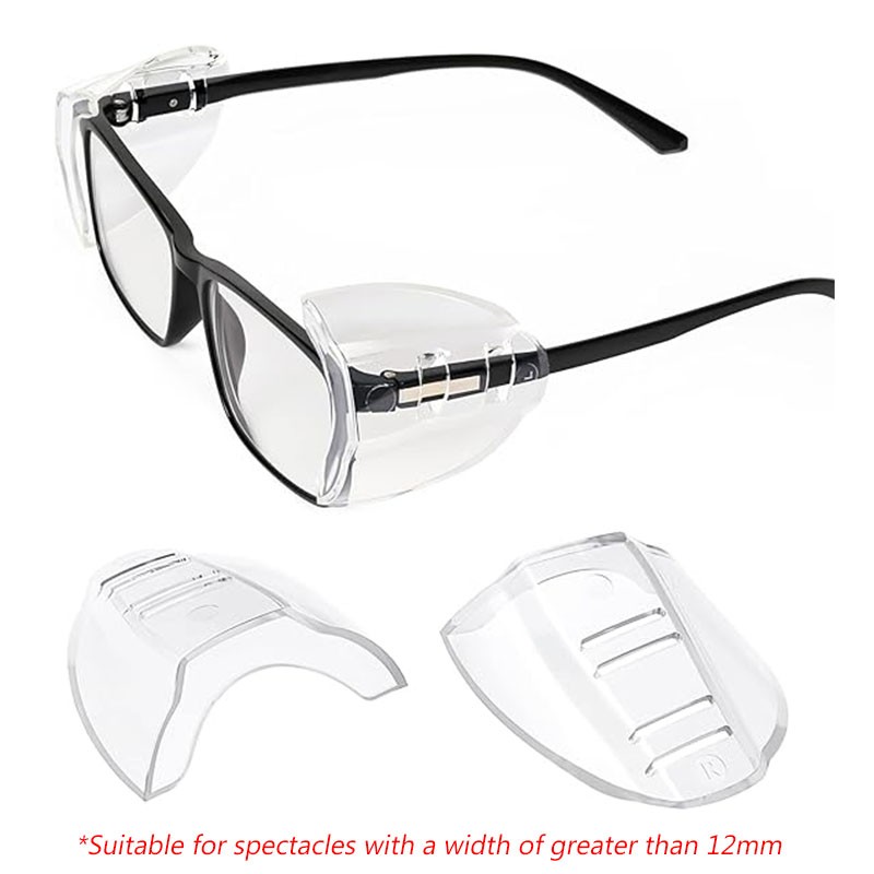 1~200 Pairs Side Shields For Eye Glasses Slip On Safety Glasses Shield Universal 1~200 Pairs Side Shields For Eye Glasses Slip On Safety Glasses Shield Universal