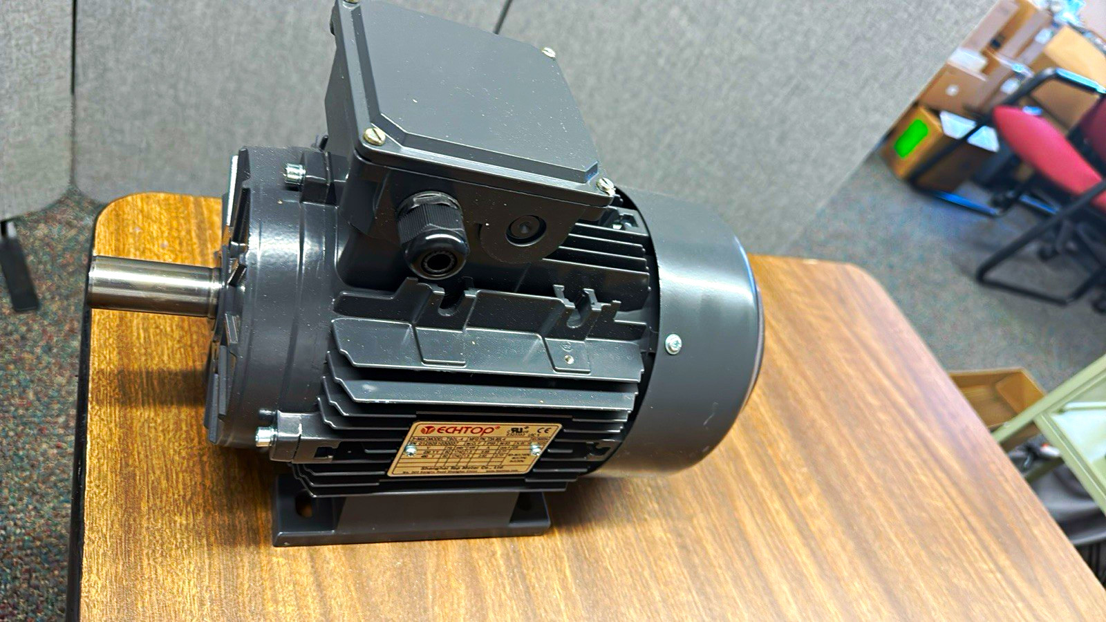 TechTop T71B2-4 1HP 230/460V 3PH 3450RPM TEFC IEC 71 IP55 Motor , Auction TechTop T71B2-4 1HP 230/460V 3PH 3450RPM TEFC IEC 71 IP55 Motor , Auction