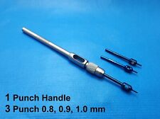 FUE Hair Transplant Surgery Hair Punch & Handle Kit Set 4 Pieces  picture