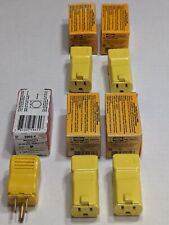 Lot of 4 NEW Hubbell 5969VY  Valise Yellow Connector Body + Pass Seymour Plug picture