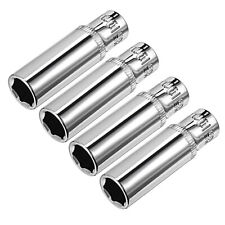 4pcs 1/4 Inch Drive 10mm 6-Point Deep Socket Metric Cr-V picture