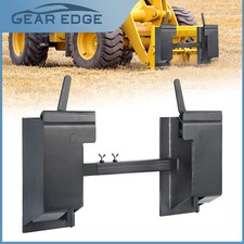 4000LBS Skid Steer Quick Tach Conversion Adapter W/ Adjustable Cross Brace Steel picture