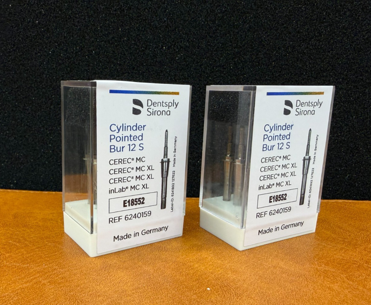 Brand New Sealed CEREC® MCXL Cylinder Pointed Bur #12S