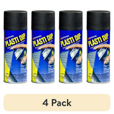 (4 pack) Plasti Dip Rubberized Matte Black Spray, 11oz picture
