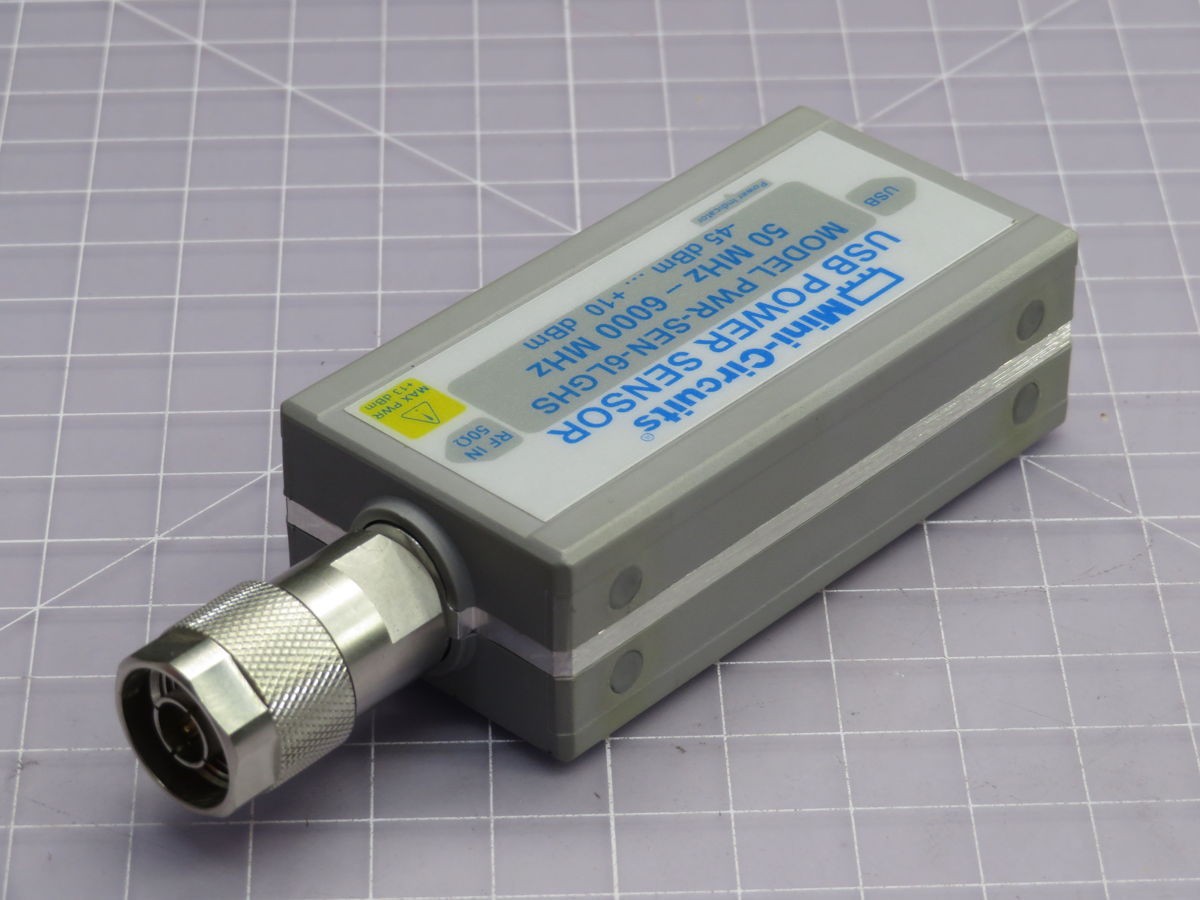 MINI-CIRCUITS PWR-SEN-6LGHS USB POWER SENSOR T254228 MINI-CIRCUITS PWR-SEN-6LGHS USB POWER SENSOR T254228