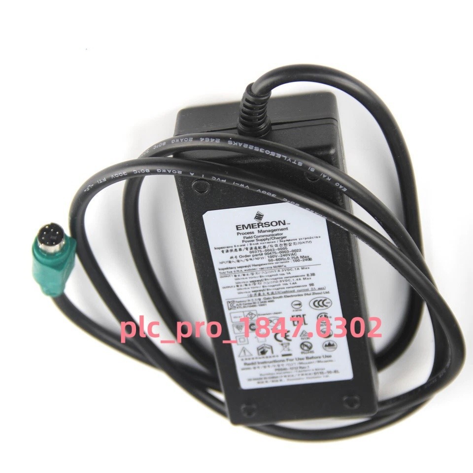 1PCS Brand New Emerson 00475-0003-0022 Communicator Charger Power Supply 1PCS Brand New Emerson 00475-0003-0022 Communicator Charger Power Supply