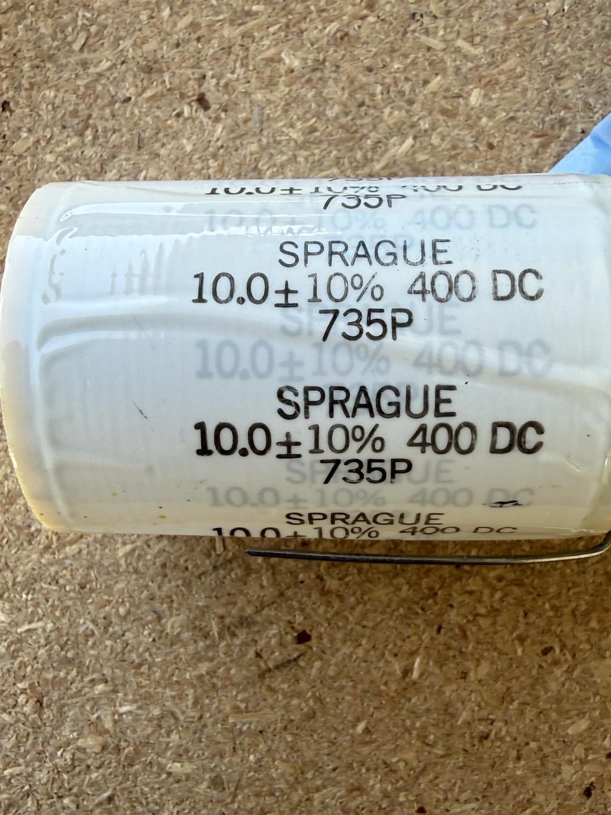 Sprague 735P 10uf 400vdc 85C Polypropylene Film Axial Capacitor ±10% Vintage
