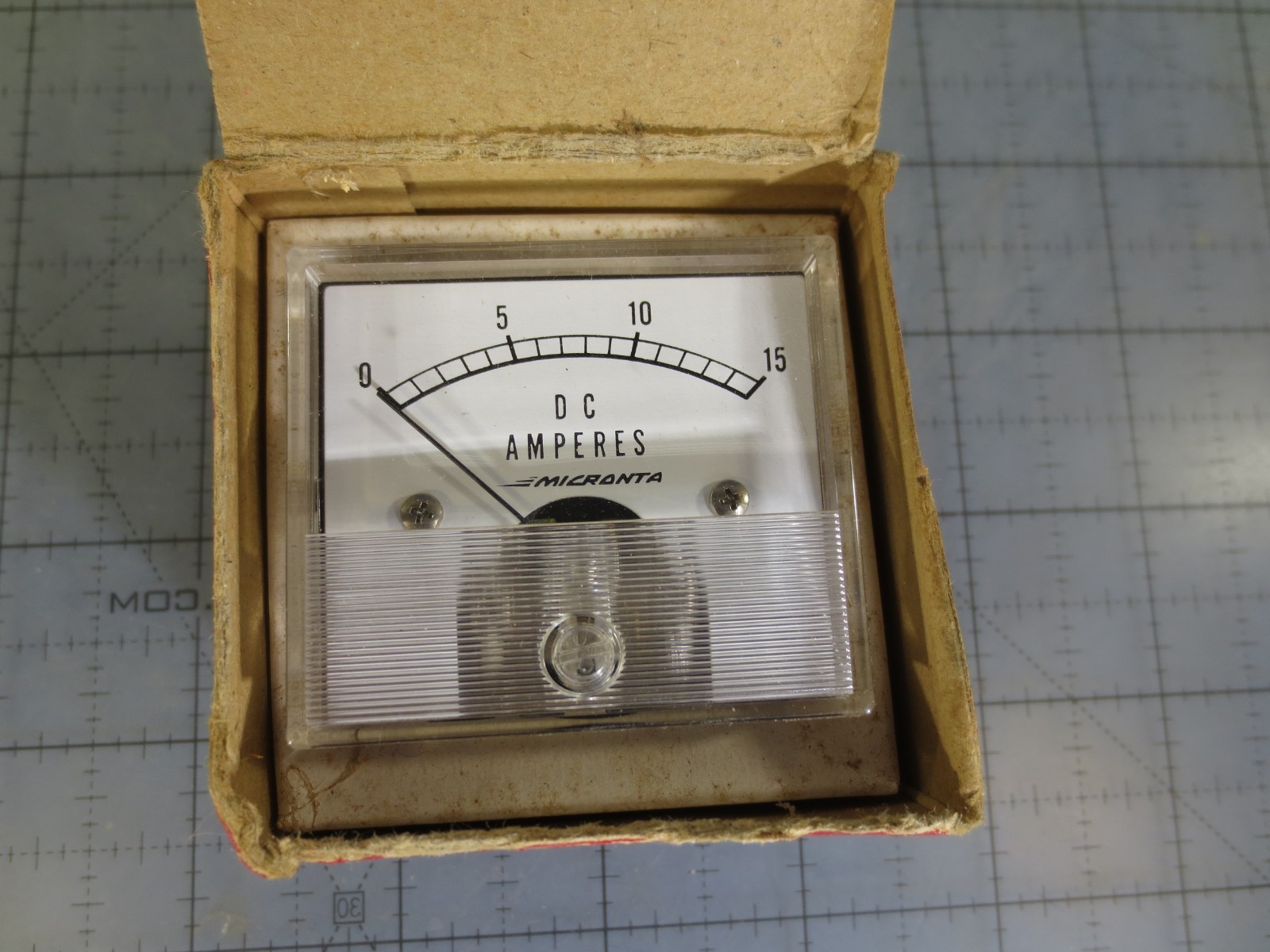 Micronta Panel Meter 15A DC Japan Made In Japan For Radio Shack 22-038 NIB Micronta Panel Meter 15A DC Japan Made In Japan For Radio Shack 22-038 NIB