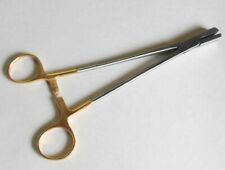 Micro Surgical Needle Holder 8 Inch Gold Tone 5 Piece picture