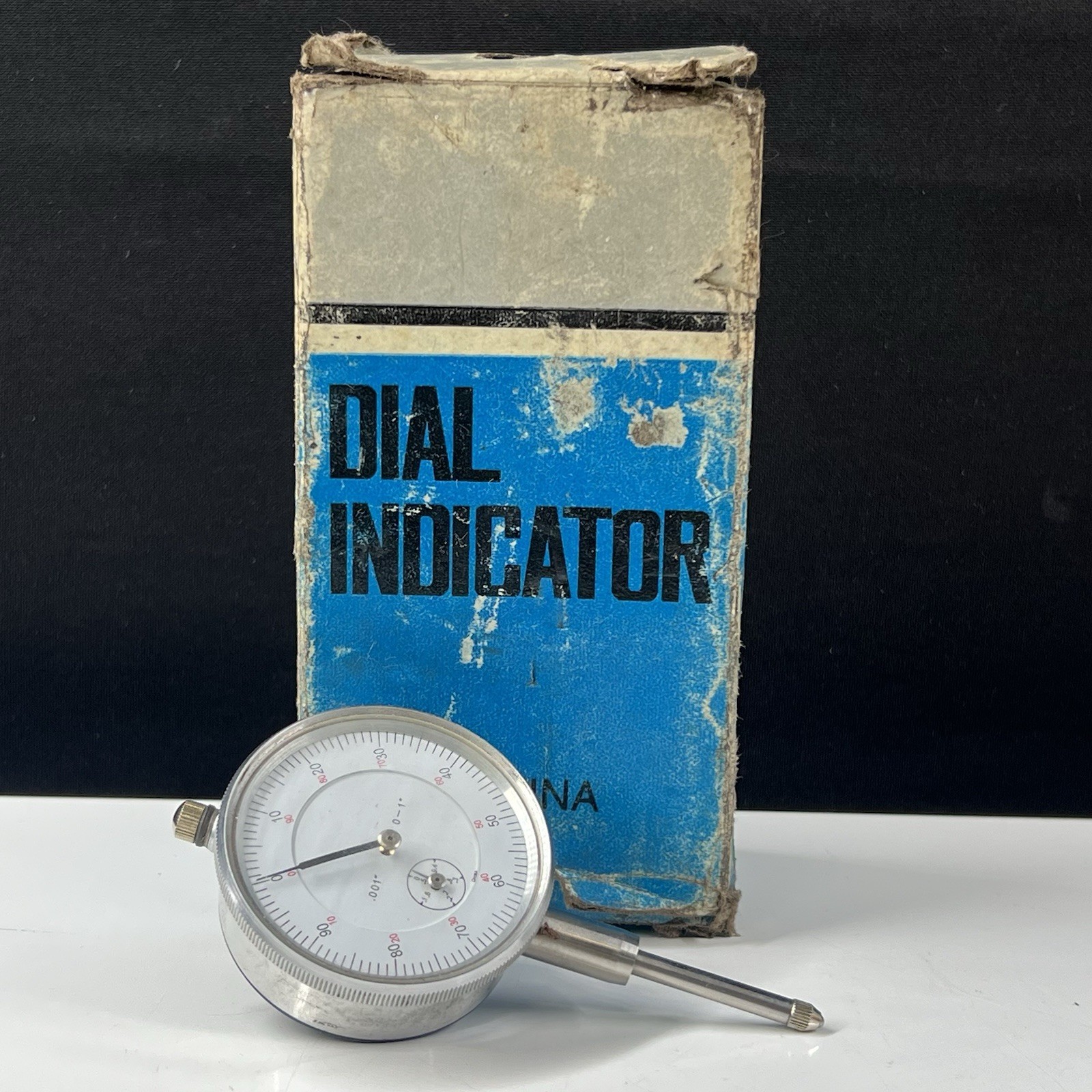 Vintage Pro Check Dial Indicator .001” Range 0-1” With Original Box 903919 Vintage Pro Check Dial Indicator .001” Range 0-1” With Original Box 903919