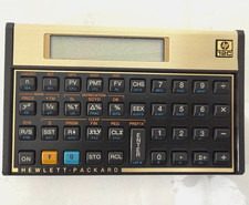 HP 12c Financial Calculator Hewlett Packard | Missing Battery Lid picture