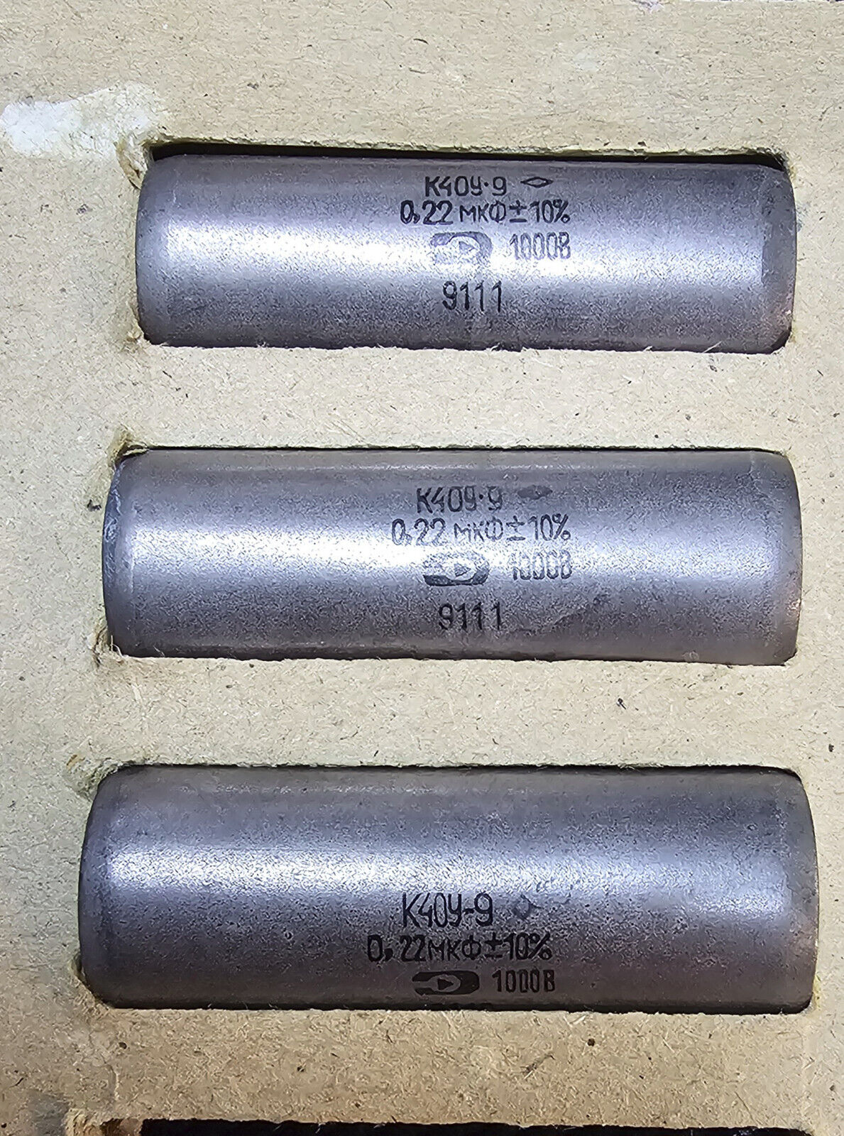 2pcs 0.22uf -1000V PIO capacitors Matched pair K40Y-9