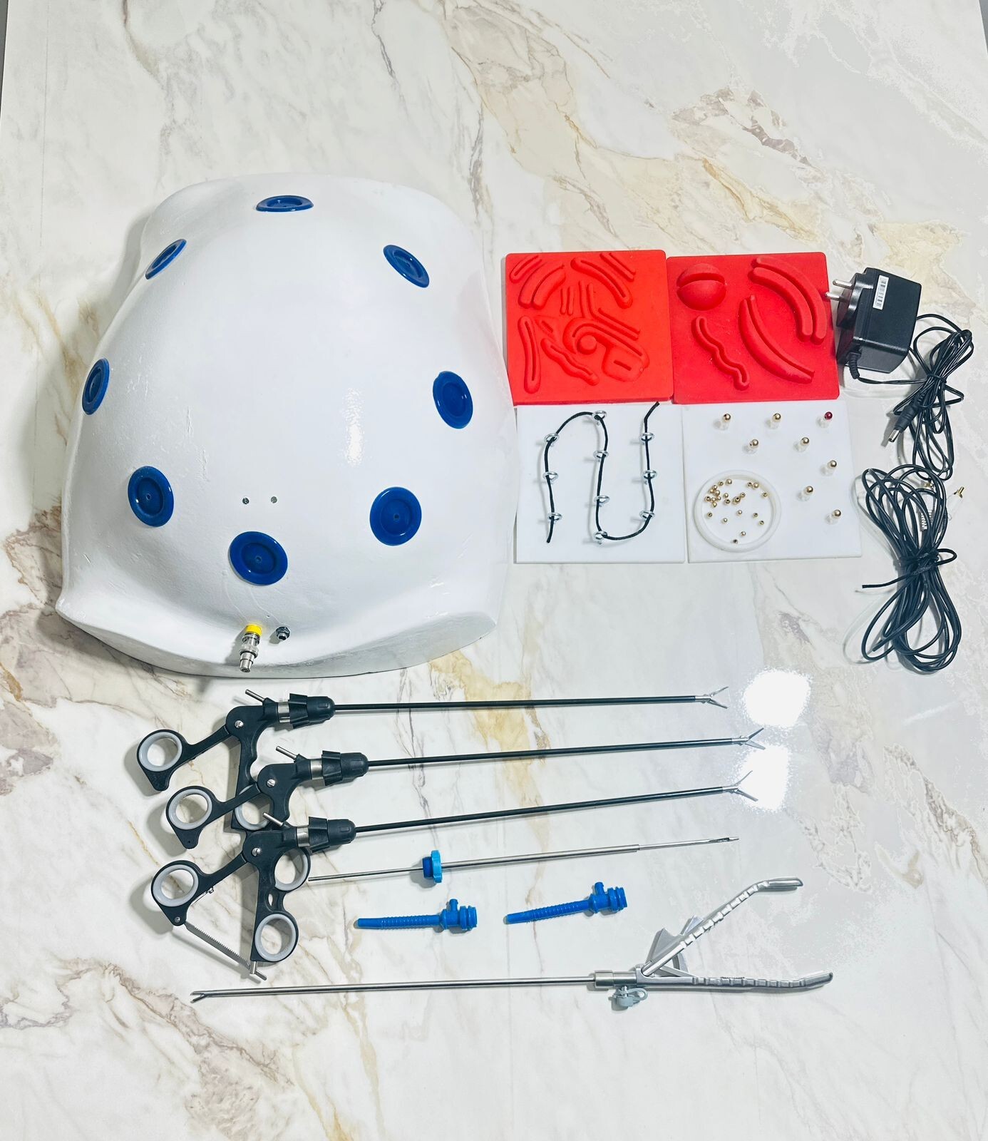 Laparoscopic Endo Trainer Simulator Training Box Camera Instruments Set Laparoscopic Endo Trainer Simulator Training Box Camera Instruments Set