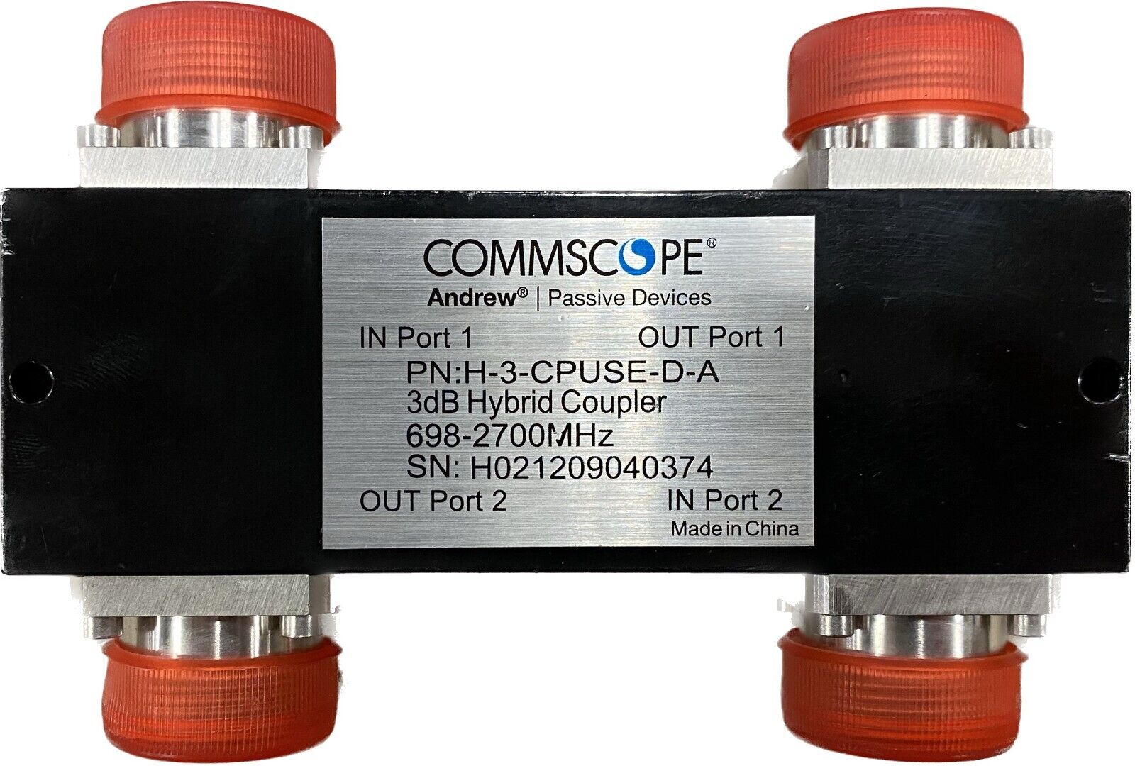 H-3-CPUSE-D-A 3dB Air dielectric hybrid coupler 7-16 DIN 7/16 698-2700MHz