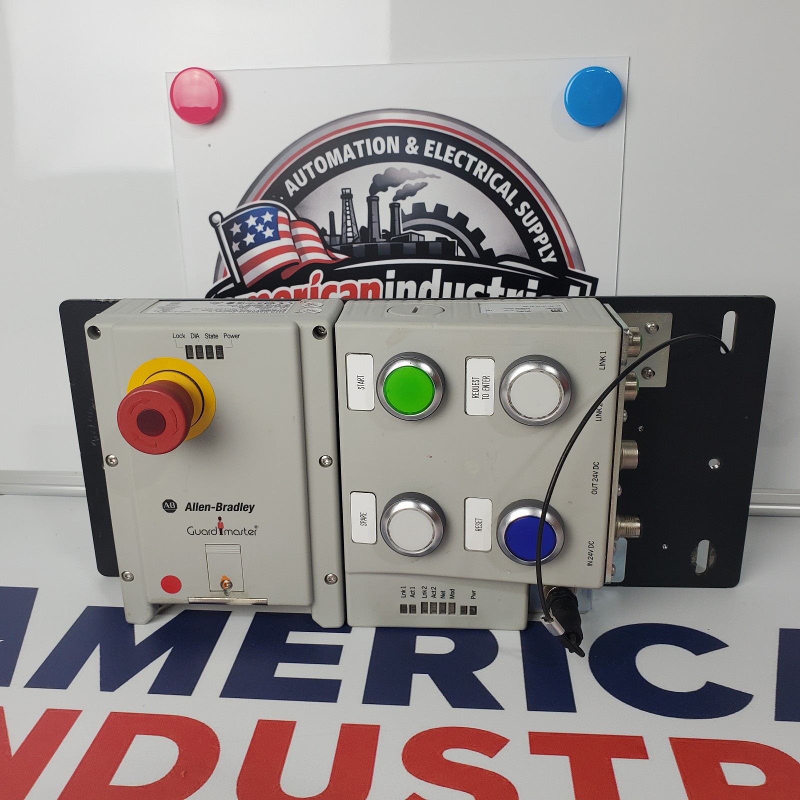 Allen Bradley 442G-MABRB-UL-E0JP4679 Ser A GuardMaster Ethernet Lock Module Unit