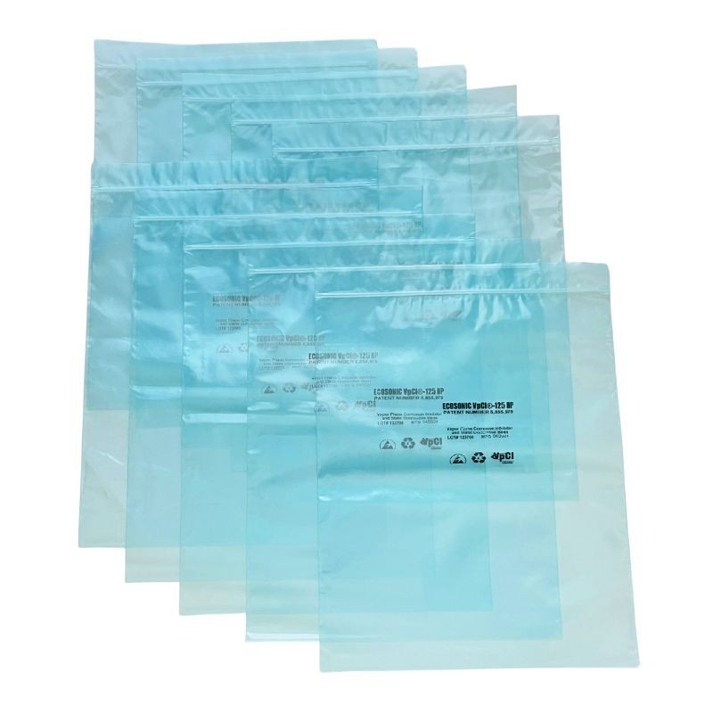 ESD Anti-Static Poly Bags with VCI Anti-Rust Protection (10x12 inches - 3 Mil) ESD Anti-Static Poly Bags with VCI Anti-Rust Protection (10x12 inches - 3 Mil)
