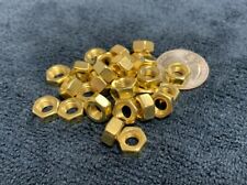 Brass Metric Hex Nuts DIN 934 Metric Nuts M2, M3, M4, M5, M6, & M8, Yellow Brass picture