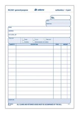 Adams General Purpose Unit Sets, 5.67 x 8.5 Inches, 2-Part, Carbonless, White/Ca picture
