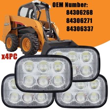 4X LED Flood Headlight 84306268 For Case SR130 SR150 SV185 SV250 TR270 TR310 picture