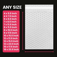 Made in USA All size Available Bubble Out Bags Protective Wrap Bubble Pouches picture