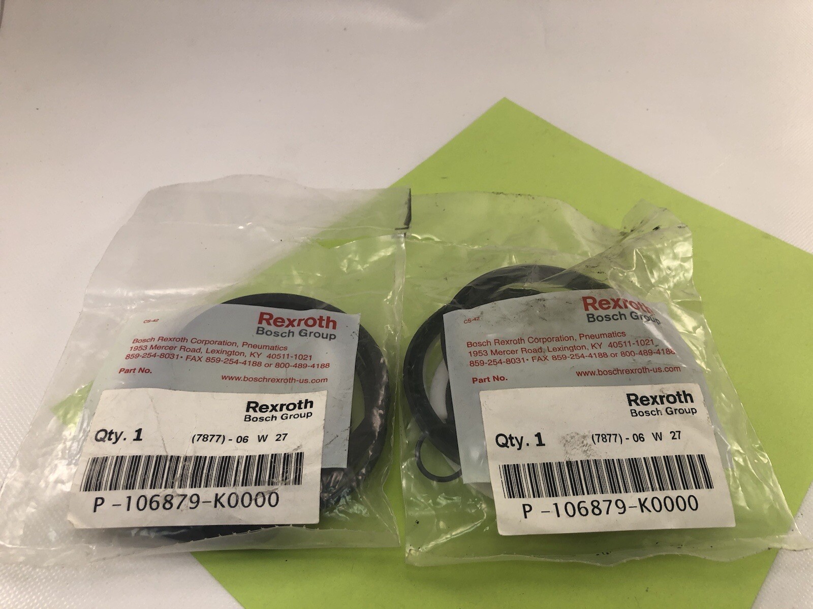 Rexroth Bosch P-106879 **NEW** In Sealed Bag Rexroth Bosch P-106879 **NEW** In Sealed Bag
