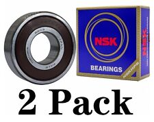 2PACK NSK 6203DDU 17X40X12MM Double Rubber Bearings MADE IN JAPAN picture
