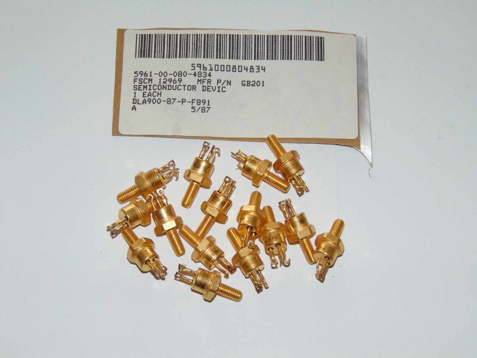 15 x Semiconductor Dioden - KU 8717 - GB201 - Konvolut - NOS
