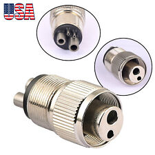 1PC Dental 4 to 2 Hole High Speed Handpiece Tubing Adapter Changer Connector USA picture
