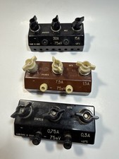 Vintage USSR Soviet Measuring Shunts 75mV 30A 7.5A 1.5A Lot of 3, 1972/1976 picture