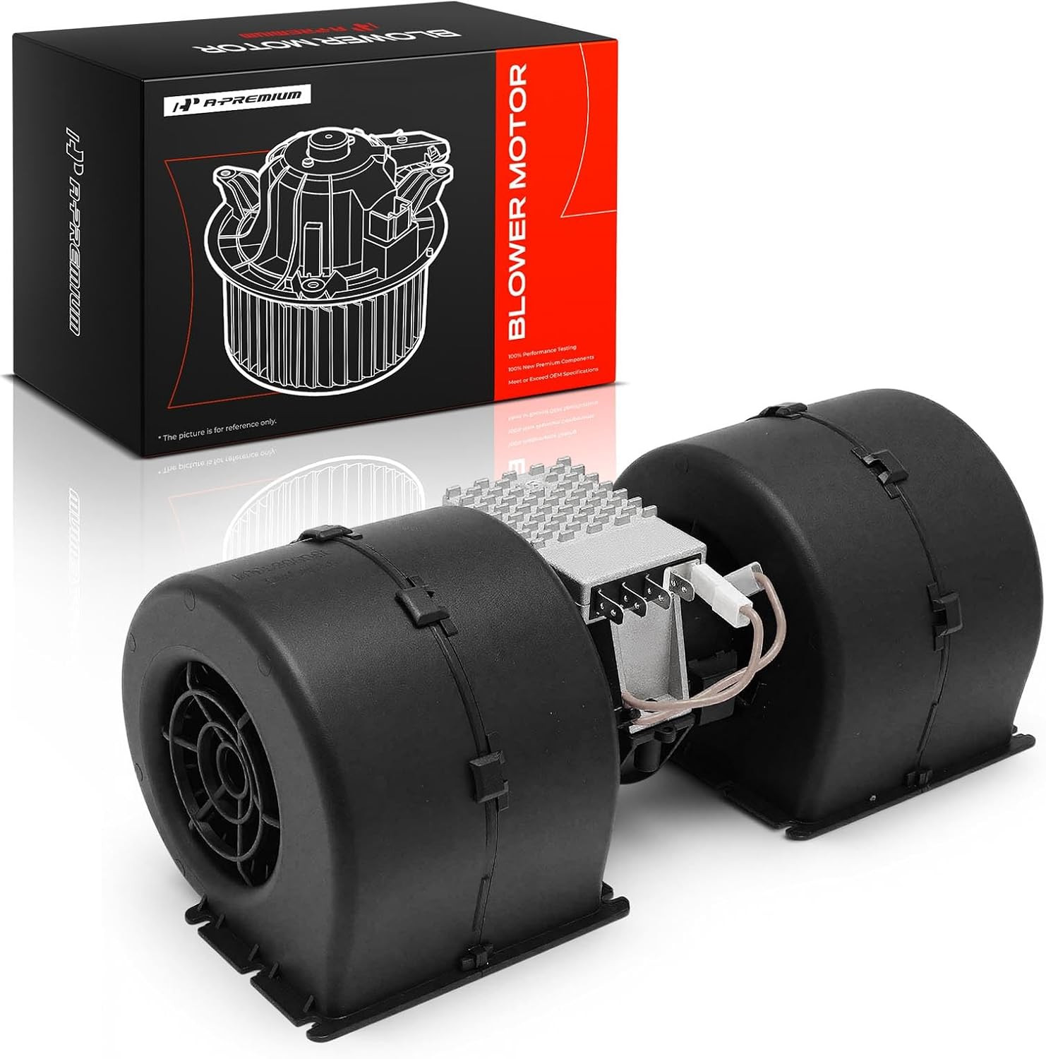Front HVAC Blower Motor w/ Resistor 24V 008-B45-02 008B4502
