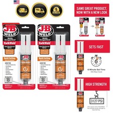 6 Minute Set Epoxy KwikWeld, High Strength, Waterproof, 2 Pack, Dark Grey, picture