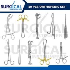 10 Pcs Assorted Orthopedic Surgical Instruments Custom Made Set - German Grade picture