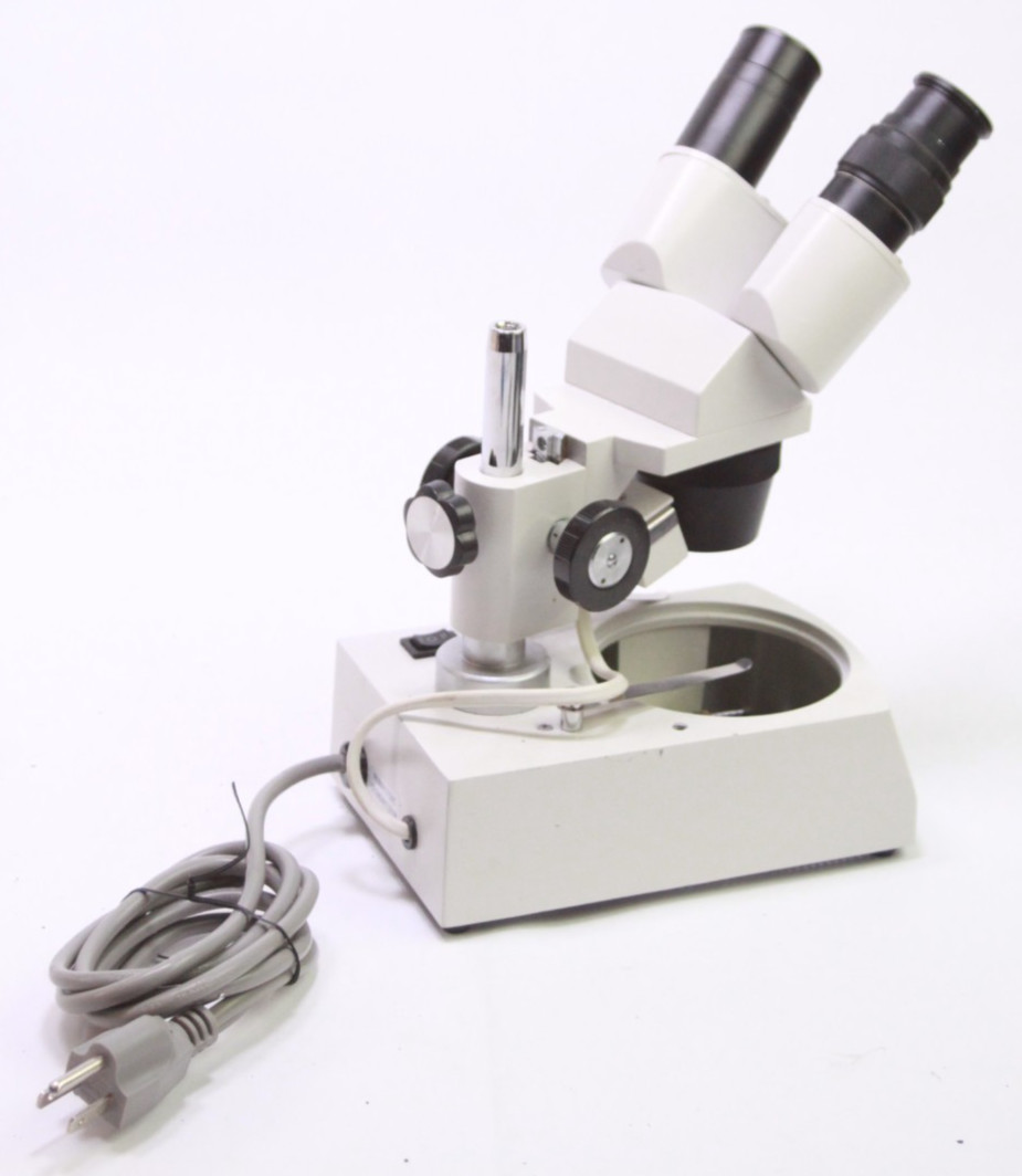 AmScope SE300 Series Compact Multilens Microscope WAngled Head READ AS IS AmScope SE300 Series Compact Multilens Microscope WAngled Head READ AS IS