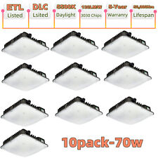 70W LED Canopy Light 10Pack, Parking Lot Gas Station Light IP65 Waterproof 5500k picture