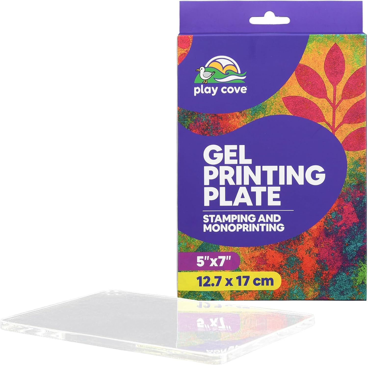 Gel Printing Plate – 5” X 7” Reusable Gel Plates for Printing, Geli Plate